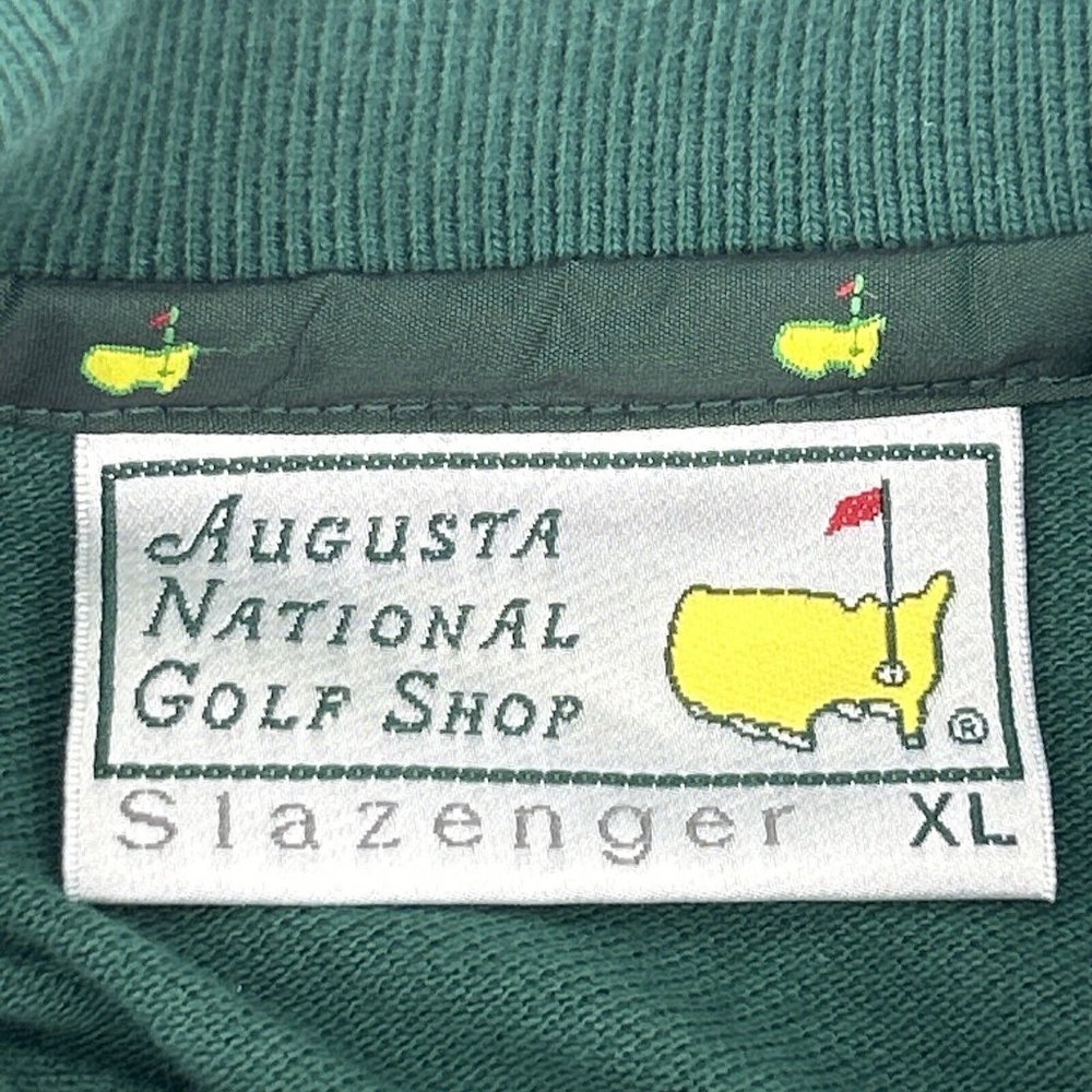 Augusta National Golf Shirt Men's XL Green Slazenger Short Sleeve Polo Masters - Picture 7 of 8